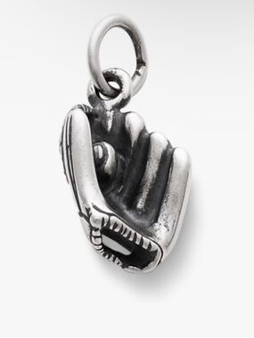 James Avery Silver Baseball Glove Bracelet Charm